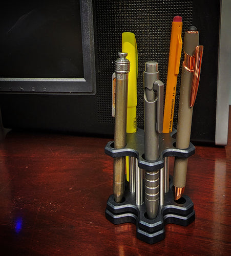 Revo X5 - Pentagon Revolver Pen Holder - TheForgeCompany